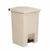 Outlet 💯 Rubbermaid Step On Pedal Bin Beige 45.5Ltr 🧨