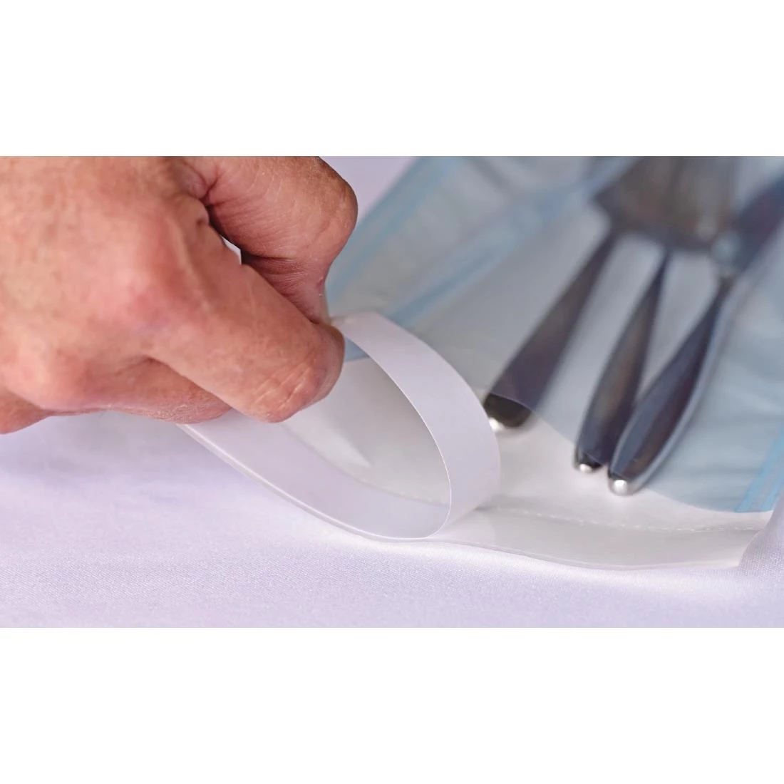 Promo ⌛ EpicureSecure Sealable Thermal Sanitised Cutlery Pouches Medium (Pack Of 200) 🎉 3 Promo ⌛ EpicureSecure Sealable Thermal Sanitised Cutlery Pouches Medium (Pack Of 200) 🎉 - Image 3