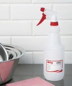Brand new 😍 Jantex Colour-Coded Trigger Spray Bottle Red 750ml 🛒 -Cleaning & Janitorial Supplies Shop 1380174