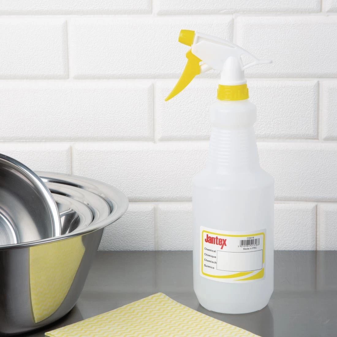 Best Sale 🥰 Jantex Colour-Coded Trigger Spray Bottle Yellow 750ml ✔️ 4 Best Sale 🥰 Jantex Colour-Coded Trigger Spray Bottle Yellow 750ml ✔️ - Image 4