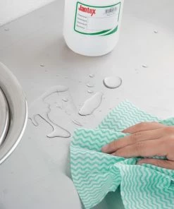 Hot Sale ✔️ Jantex Non Woven Cloths Green (Roll Of 100) ⌛ -Cleaning & Janitorial Supplies Shop 1380201