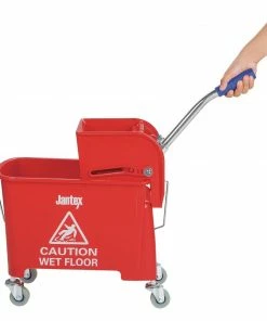 Cheap ✨ Jantex Kentucky Red Mop Bucket And Wringer 20Ltr 🎁 -Cleaning & Janitorial Supplies Shop 1380212