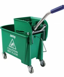 Budget 🎁 Jantex Kentucky Green Mop Bucket And Wringer 20Ltr ⭐