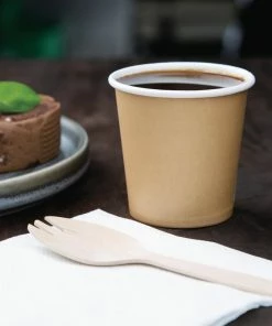 Cheap 😀 Fiesta Recyclable Espresso Cups Single Wall Kraft 112ml / 4oz 🥰 -Cleaning & Janitorial Supplies Shop 1380239