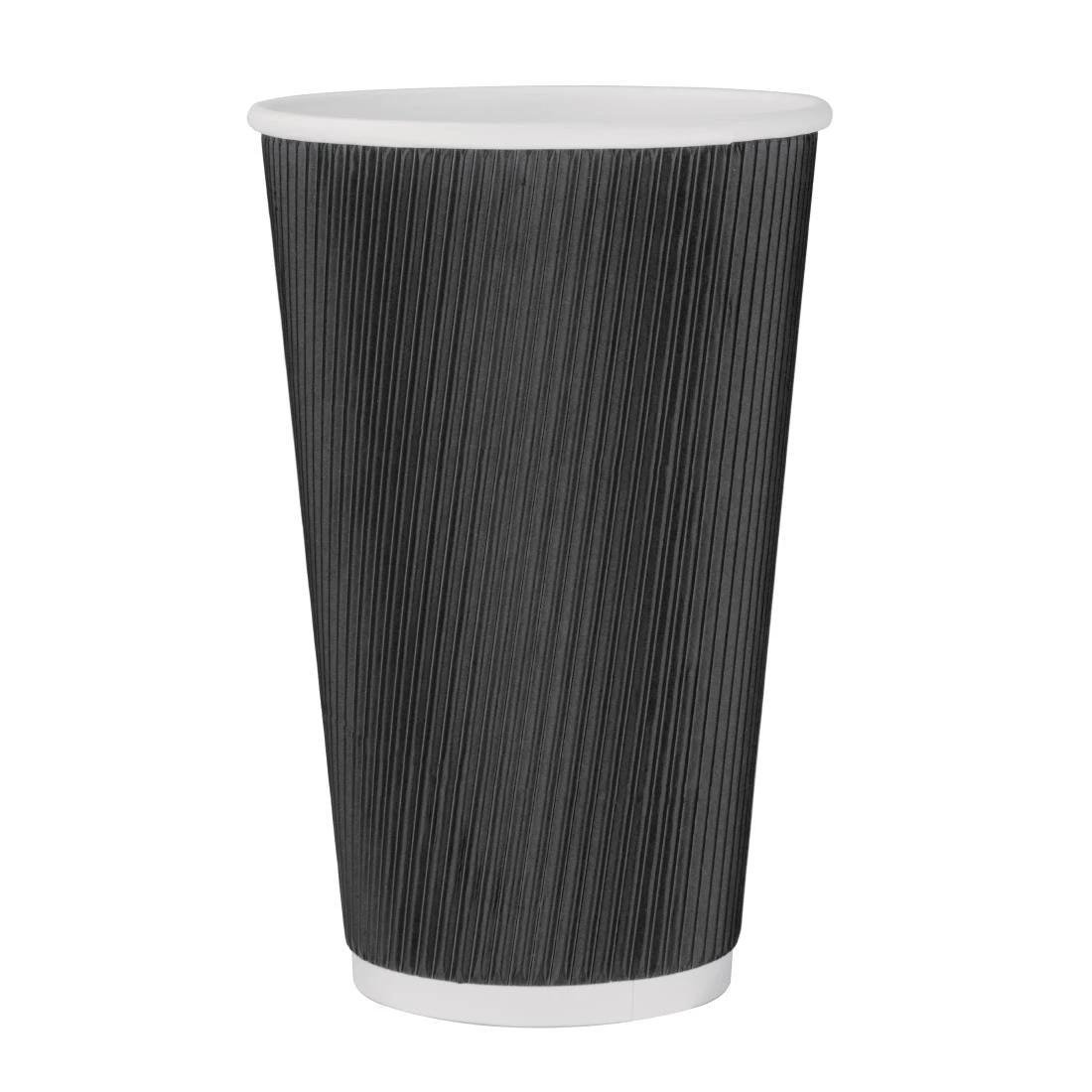 Best Pirce 🛒 Fiesta Recyclable Ripple Wall Takeaway Coffee Cups Black 455ml / 16oz 🔔 1 Best Pirce 🛒 Fiesta Recyclable Ripple Wall Takeaway Coffee Cups Black 455ml / 16oz 🔔