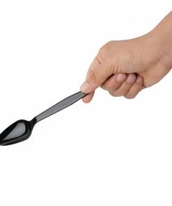 Flash Sale 🎉 Fiesta Recyclable Heavy Duty Plastic Teaspoons Black (Pack Of 100) ✔️ -Cleaning & Janitorial Supplies Shop 1381635