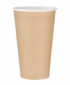 Hot Sale โ๏ธ Fiesta Recyclable Single Wall Takeaway Coffee Cups Kraft 455ml / 16oz ๐ฅ