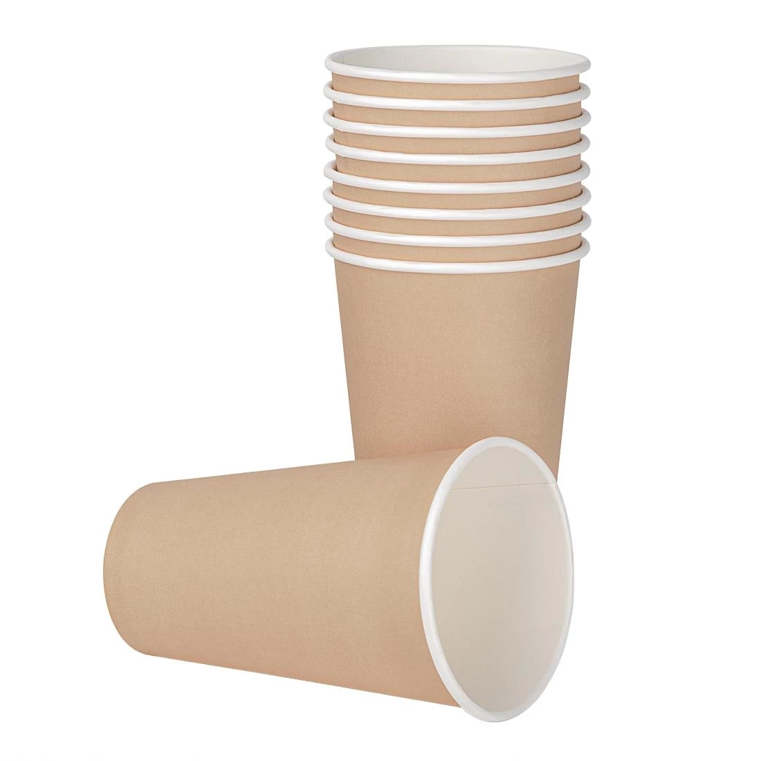 Hot Sale ✔️ Fiesta Recyclable Single Wall Takeaway Coffee Cups Kraft 455ml / 16oz 🔥 2 Hot Sale ✔️ Fiesta Recyclable Single Wall Takeaway Coffee Cups Kraft 455ml / 16oz 🔥 - Image 2