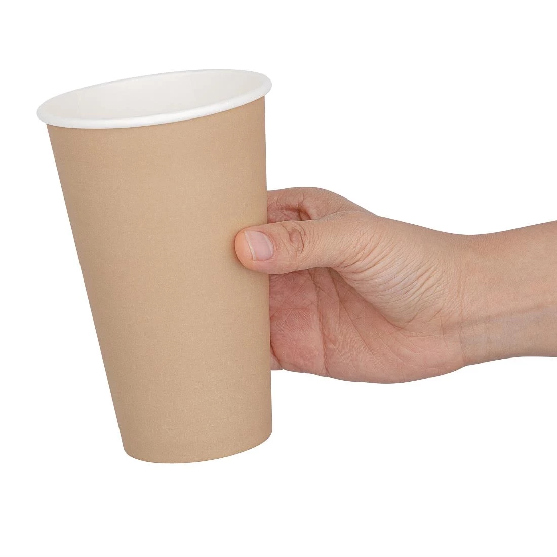 Hot Sale ✔️ Fiesta Recyclable Single Wall Takeaway Coffee Cups Kraft 455ml / 16oz 🔥 3 Hot Sale ✔️ Fiesta Recyclable Single Wall Takeaway Coffee Cups Kraft 455ml / 16oz 🔥 - Image 3