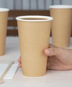 Hot Sale ✔️ Fiesta Recyclable Single Wall Takeaway Coffee Cups Kraft 455ml / 16oz 🔥 9 Hot Sale ✔️ Fiesta Recyclable Single Wall Takeaway Coffee Cups Kraft 455ml / 16oz 🔥 -Cleaning & Janitorial Supplies Shop 1381746