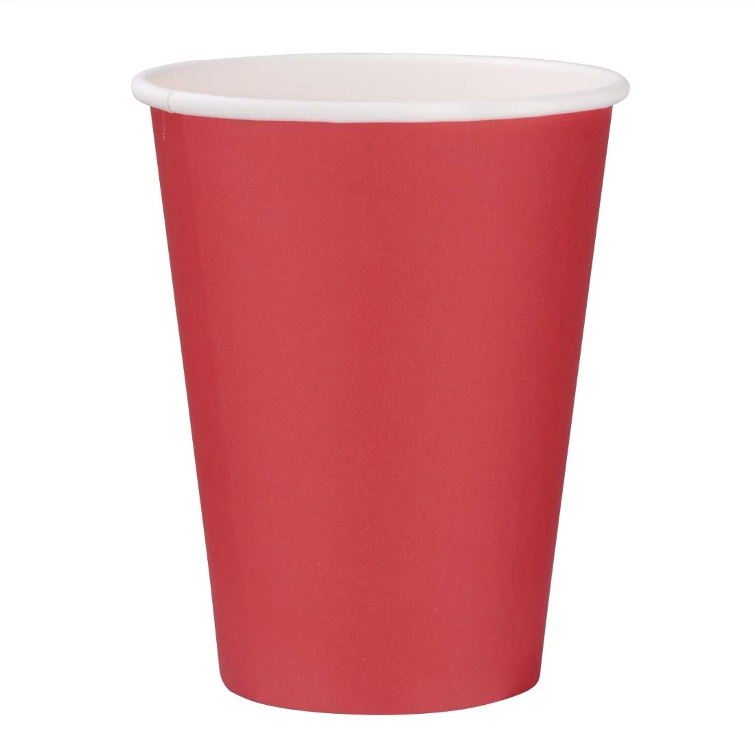 Promo ❤️ Fiesta Recyclable Single Wall Takeaway Coffee Cups Red 340ml / 12oz 🌟 1 Promo ❤️ Fiesta Recyclable Single Wall Takeaway Coffee Cups Red 340ml / 12oz 🌟