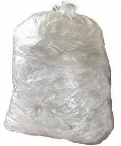 Deals ⭐ Jantex Heavy Duty Recycled Bin Bag 18kg 120ltr Clear (Pack Of 100) 👍