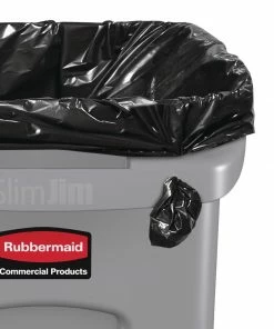 Deals 👏 Rubbermaid Slim Jim Container With Venting Channels Grey 87Ltr ✨ -Cleaning & Janitorial Supplies Shop 232698
