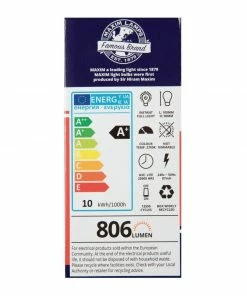 Brand new ⌛ Status Maxim LED GLS Edison Screw Warm White 10W (Pack Of 10) 🌟 -Cleaning & Janitorial Supplies Shop 344264