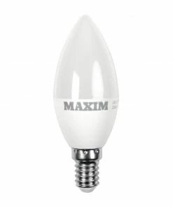 Buy 🤩 Status Maxim LED Candle Small Edison Screw Cool White 6W (Pack Of 10) 🎉