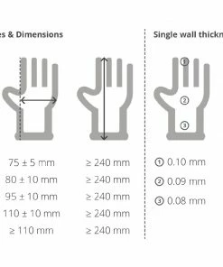 Best Sale 🛒 Non Branded Powdered Latex Gloves (Pack Of 100) 🤩 -Cleaning & Janitorial Supplies Shop a228 l a228 m a228 s a228 xl