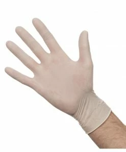 Best Sale 🛒 Non Branded Powdered Latex Gloves (Pack Of 100) 🤩