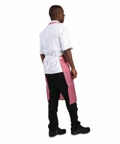 Cheap ❤️ Whites Chefs Clothing Whites Waterproof Bib Apron Red And White Stripe ❤️ 9 Cheap ❤️ Whites Chefs Clothing Whites Waterproof Bib Apron Red And White Stripe ❤️ -Cleaning & Janitorial Supplies Shop a581 025
