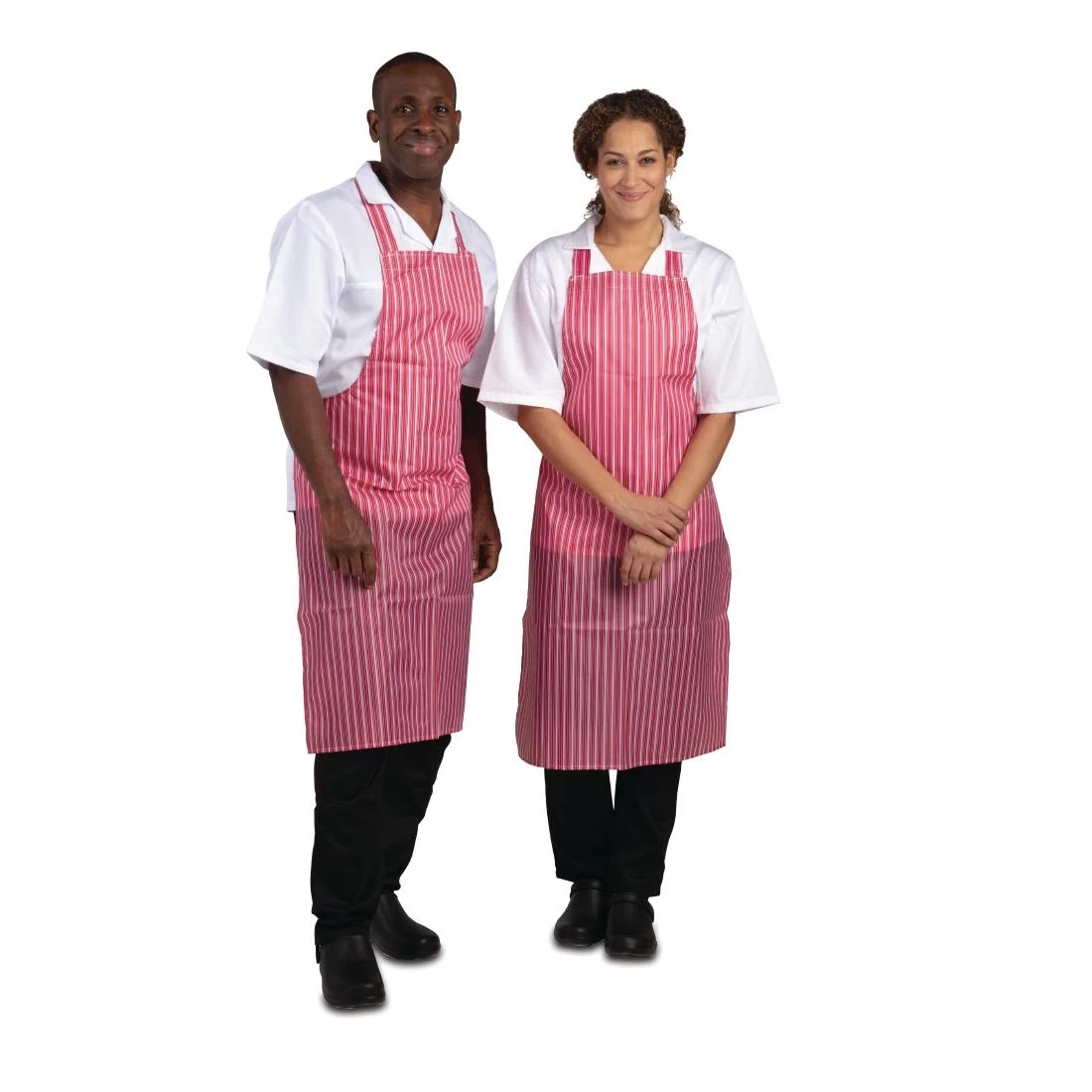Cheap ❤️ Whites Chefs Clothing Whites Waterproof Bib Apron Red And White Stripe ❤️ 5 Cheap ❤️ Whites Chefs Clothing Whites Waterproof Bib Apron Red And White Stripe ❤️ - Image 5