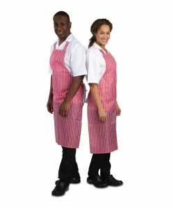 Cheap ❤️ Whites Chefs Clothing Whites Waterproof Bib Apron Red And White Stripe ❤️ 11 Cheap ❤️ Whites Chefs Clothing Whites Waterproof Bib Apron Red And White Stripe ❤️ -Cleaning & Janitorial Supplies Shop a581 031