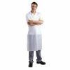 Cheap 🌟 Whites Chefs Clothing Whites Waterproof Bib Apron White 🔥
