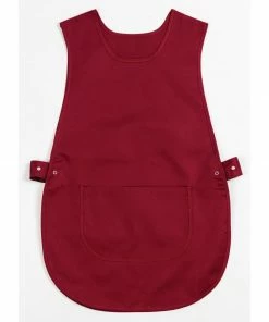 Coupon 🥰 Whites Chefs Clothing Tabard With Pocket Burgundy Small ⌛ -Cleaning & Janitorial Supplies Shop b045 0290 1