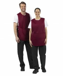 Coupon 🥰 Whites Chefs Clothing Tabard With Pocket Burgundy Small ⌛ -Cleaning & Janitorial Supplies Shop b045 whitesnew2