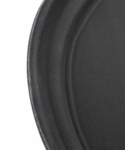 Promo 💯 Olympia Kristallon Polypropylene Oval Non-Slip Tray Black 685mm 😍 -Cleaning & Janitorial Supplies Shop c162 detail