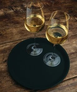 Wholesale 🤩 Olympia Kristallon Polypropylene Round Non-Slip Tray Black 👏 -Cleaning & Janitorial Supplies Shop c556 bar3