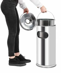 Best Pirce 🎁 Bolero Large Cigarette Bin 🎉 -Cleaning & Janitorial Supplies Shop c576 binsecondary3