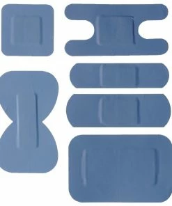 New 🎁 Aero A-CARE DETECTABLE BLUE PLASTERS ASSORTED - BOX 100 🧨