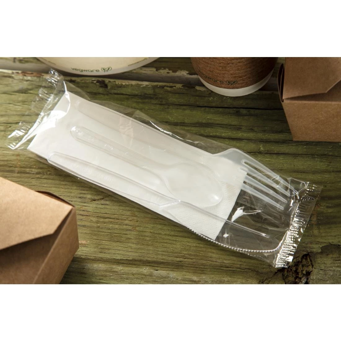 Promo ❤️ EGreen Deluxe Individually Wrapped Heavy-Duty Disposable Cutlery Sets (Pack Of 250) ✨ 5 Promo ❤️ EGreen Deluxe Individually Wrapped Heavy-Duty Disposable Cutlery Sets (Pack Of 250) ✨ - Image 5
