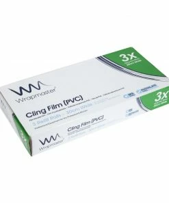 Discount 😍 Wrapmaster Cling Film 300mm X 100m (Pack Of 3) 💯 -Cleaning & Janitorial Supplies Shop cb624 clingfilm new 1834