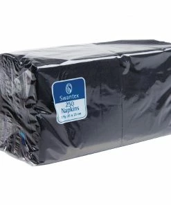 Best reviews of โ๏ธ Swantex Cocktail Napkin Black 25x25cm 2ply 1/4 Fold (Pack Of 2000) ๐