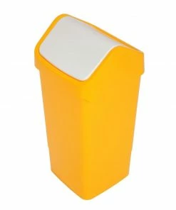 Discount 💯 Scot Young SYR Polypropylene Swing Bin Yellow 50Ltr 😀 -Cleaning & Janitorial Supplies Shop cc080 new225399