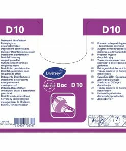 Cheapest 🥰 Diversey Suma D10 Cleaner And Sanitiser Refill Bottles 750ml (Pack Of 2) 😉 -Cleaning & Janitorial Supplies Shop cc116 label