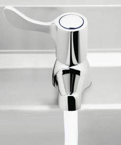 New 😍 Vogue Lever Basin Taps (Pack Of 2) 🧨 -Cleaning & Janitorial Supplies Shop cc344 levertapspair3