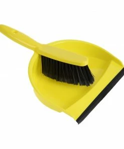 Brand new 🎁 Jantex Soft Dustpan And Brush Set Yellow 🧨
