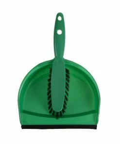 Cheap ⭐ Jantex Soft Dustpan And Brush Set Green 🧨 -Cleaning & Janitorial Supplies Shop cc933 dustpan new 1677