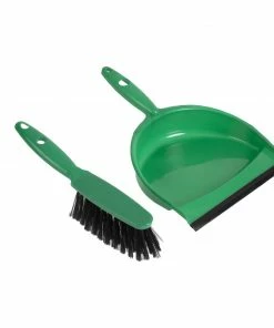 Cheap ⭐ Jantex Soft Dustpan And Brush Set Green 🧨 -Cleaning & Janitorial Supplies Shop cc933 dustpan new 1679