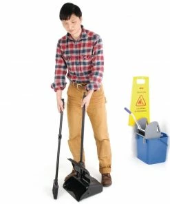 Best deal ⌛ Jantex Lobby Dustpan And Broom Set 🔥 -Cleaning & Janitorial Supplies Shop cd059 panbroom3