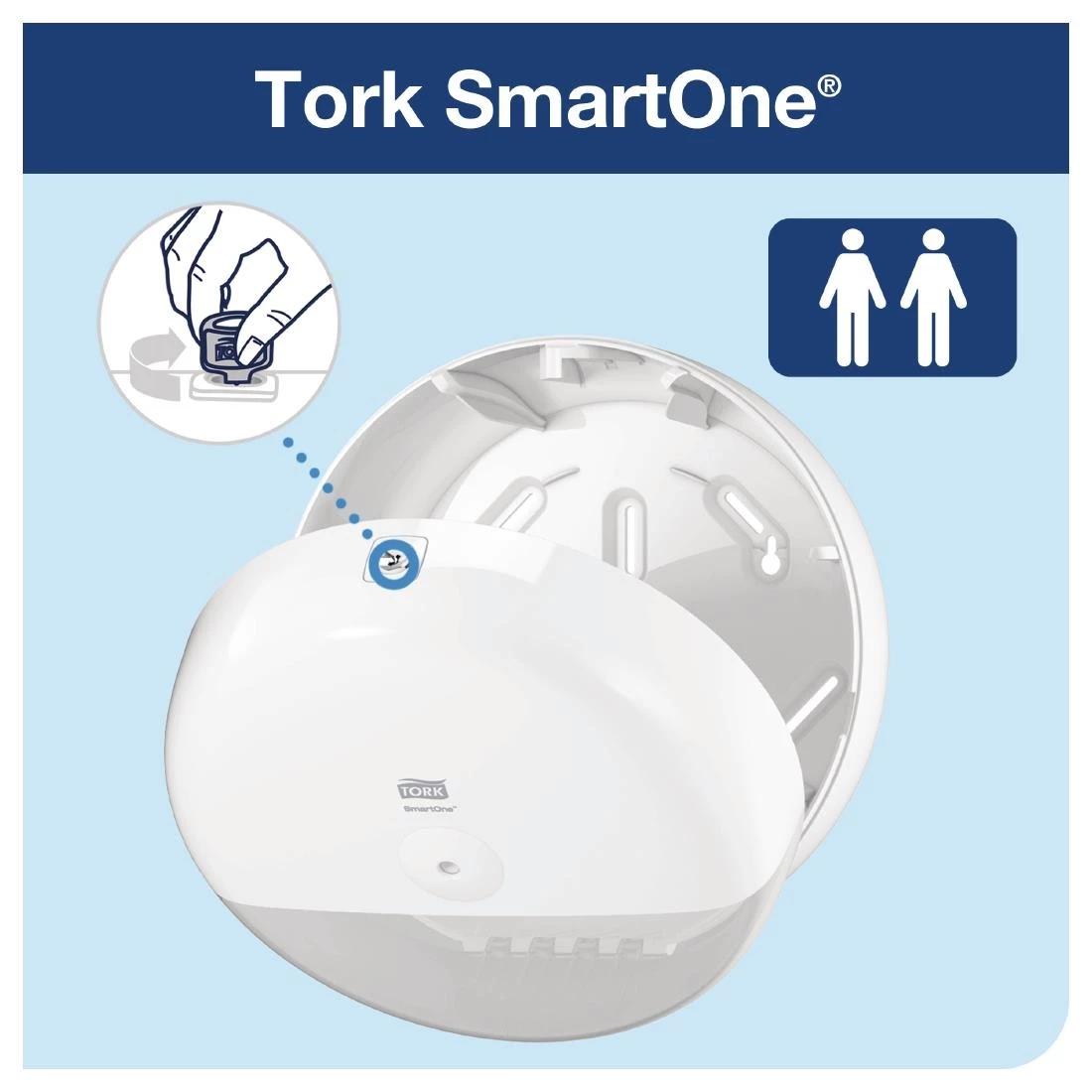 Budget ❤️ Tork SmartOne Toilet Roll Dispenser 😍 2 Budget ❤️ Tork SmartOne Toilet Roll Dispenser 😍 - Image 2