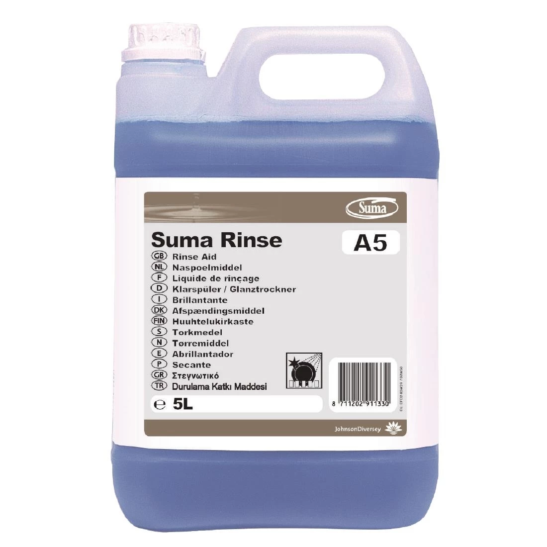 New 🌟 Diversey Suma A5 Warewasher Rinse Aid Concentrate 5Ltr (2 Pack) 🥰 1 New 🌟 Diversey Suma A5 Warewasher Rinse Aid Concentrate 5Ltr (2 Pack) 🥰