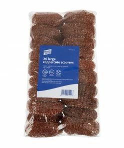 New 🎉 Jantex Coppercote Scourer (Pack Of 20) 😀 -Cleaning & Janitorial Supplies Shop cd792 scourers new 1486
