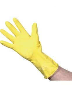 Outlet 🔥 Jantex Latex Household Glove Yellow 🥰