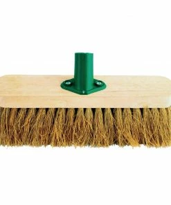 Buy 👍 Jantex Wooden Broom Head Soft Coco 12in ❤️