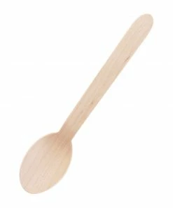 Outlet ⌛ Fiesta Compostable Wooden Dessert Spoons (Pack Of 100) 👏