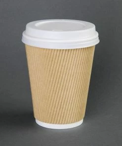 Buy 🧨 Fiesta Recyclable Coffee Cup Lids White 225ml / 8oz 🤩 8 Buy 🧨 Fiesta Recyclable Coffee Cup Lids White 225ml / 8oz 🤩 -Cleaning & Janitorial Supplies Shop ce256 lidforhotcupswhite4