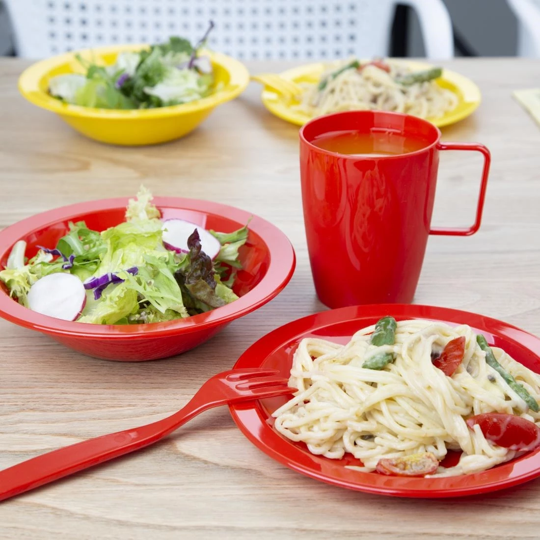 Hot Sale 👏 Olympia Kristallon Polycarbonate Handled Beakers Red 284ml (Pack Of 12) 👏 5 Hot Sale 👏 Olympia Kristallon Polycarbonate Handled Beakers Red 284ml (Pack Of 12) 👏 - Image 5