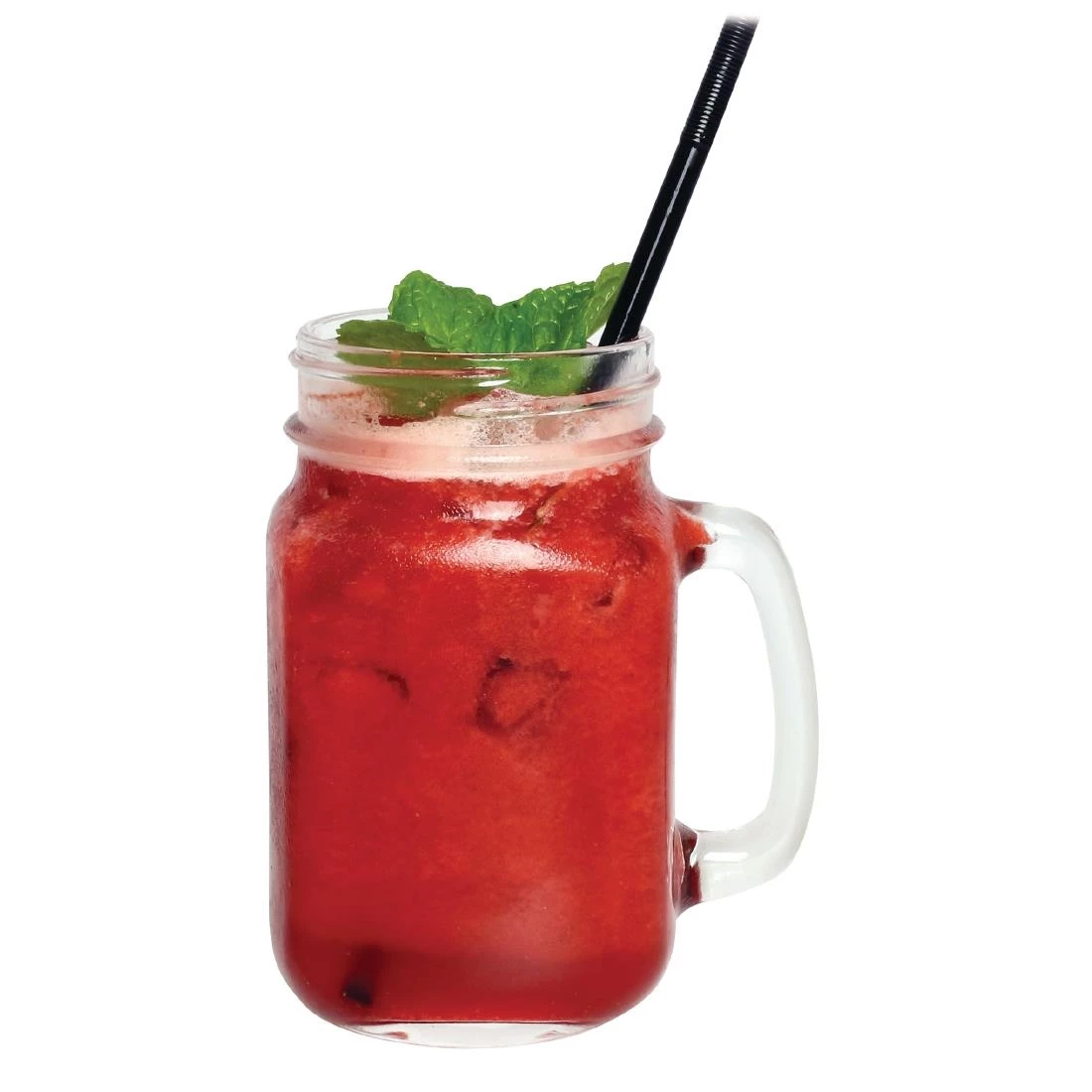 New ๐ Olympia Handled Jam Jar Glasses 450ml (Pack Of 12) ๐ 6 New ๐ Olympia Handled Jam Jar Glasses 450ml (Pack Of 12) ๐ - Image 6